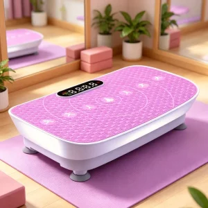 Multifunctional Portable ABS Massage Vibration Plate Platform Machine for Home Fitness