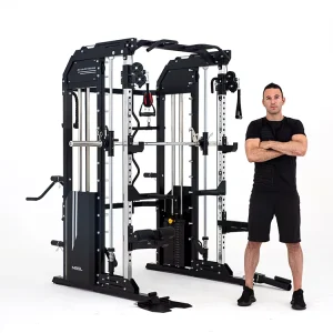 Multifunctional Power Cage Smith Machine for Strength Training