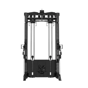 Multifunctional Power Rack with Squat Rack, Cable Crossover, and Functional Trainer