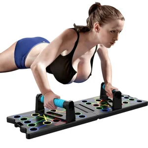 Multifunctional Prone Plate Push Up Fitness Board Support Aid for Men Home Exercise Chest Abdominal Muscle Training