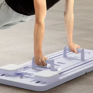 Multifunctional Push-Up Board with Resistance Rope and Belly Plate