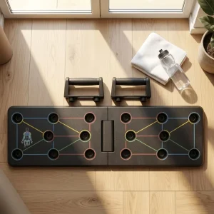 Multifunctional Push-Up Trainer Board with Ergonomic Design for Chest Muscle Training