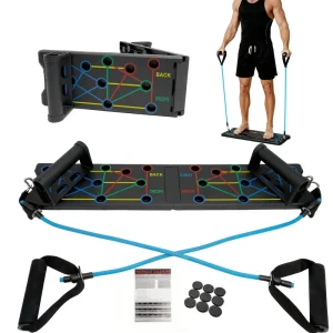 Multifunctional Push-Up Training Board with Hidden Handle for Home and Dormitory