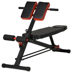 Multifunctional Sit-Up Bench, Red
