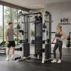 Multifunctional Smith Machine Commercial Gym System Cable Crossover Squat Rack Strength Training Machine
