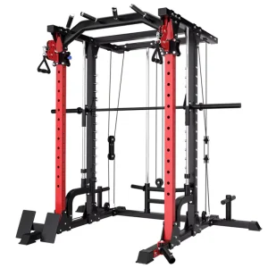 Multifunctional Smith Machine Gym Equipment for Strength Training Home Gym Power Rack