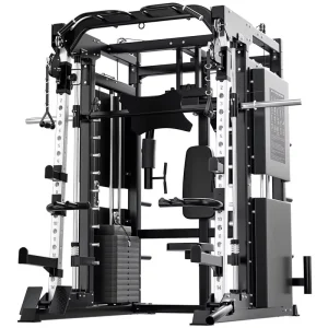 Multifunctional Smith Machine Home Gym All-in-One Strength Training Station for Indoor Bodybuilding