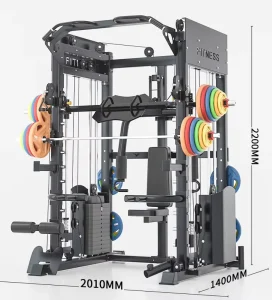Multifunctional Smith Machine for Home Squat and Strength Training