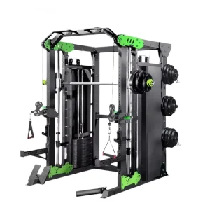 Multifunctional Squat Rack with Bench Press and Smith Machine