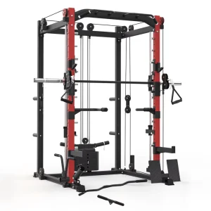 Multifunctional Steel Smith Machine with Fly and Gantry Functions for Home Gyms