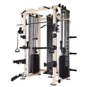 Multifunctional Trainer Frame Commercial Gym Equipment Full Set with Bench Press and Squat Exercises Steel