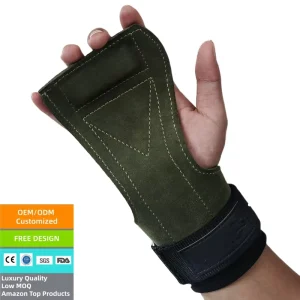 Multiple Color Cowhide Non-Slip Adjustable Breathable Gym Grips Hand Palm Protection Fitness Lifting Wrist Straps Weight Lifting
