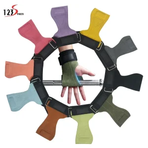 Multiple Color Gym Grips Hand Palm Protection Assisted Pulling Fitness Lifting Wrist Straps