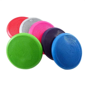 Multiple Colors Wiggle Seat for Sensory Kids Wobble Cushion with Inflation Pump Balance Disc