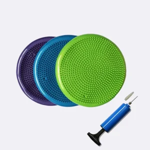Multiple Function PVC Balance Pillow Exercises Wobble Cushion for Kids Core Balance Trainer