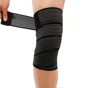 Multipurpose High Elastic Multi-Color Breathable Knee Wraps for Gym Fitness and Running