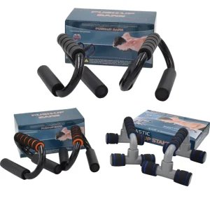 Muscle Stretching Push-Up Stand, Steel and Foam, for Home Gym