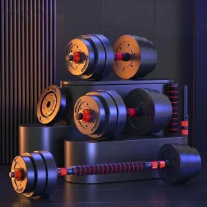 Musculation Mancuernas Gym Dumbbells 10-50 kg Adjustable Cement Dumbbell Barbell Set