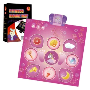Music Dance Pad for Kids and Adults Floor Mat LED Dance Mat Multiple Play Modes Piano Mat