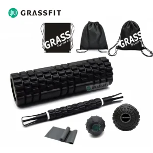 Myofascial Release Foam Roller Set for Massage, Fitness, Pilates, and Yoga