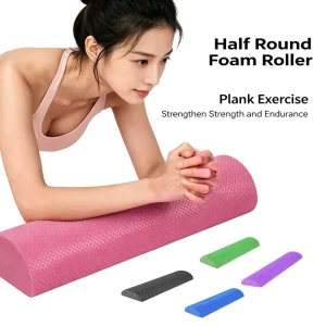 N10239 Multi-size Semi-circular EVA Foam Roller for Yoga Pilates Fitness