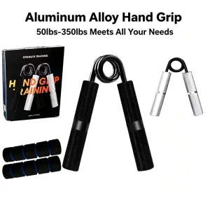 N455A Aluminum Alloy Hand Grip Strengthener with Spring Steel Handle, A-Type