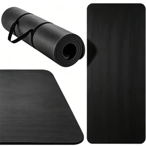 NBR Multi Purpose Yoga Mat 183x61cm Extra Thick 15/10/8mm Non Slip Exercise Mat for Pilates Sit Ups Planks Home Gym