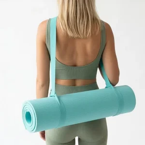 NBR/TPE Yoga Mat Extra Thick 10mm Waterproof Non-Slip Exercise Mat Home Gym Pilates Fitness Yoga Studio Folding Custom Carrying