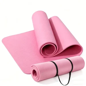 NBR Yoga Mat 8/10 mm Extra-Thick 183x61cm High-Density Non-Slip Cushioned Pilates Fitness Mat Custom Logo Manufacturer