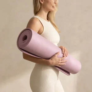 NBR Yoga Mat, 8mm/10mm/15mm, High-Density, Non-Slip, with Carrying Strap, for Pilates and Home Workouts