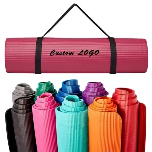 NBR Yoga Mat, Custom Logo, Durable