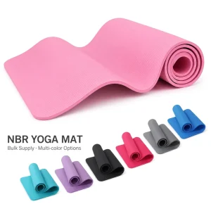 NBR Yoga Mat Custom Printed Extra Thick Exercise Mat for Personalized Fitness and Home Workout