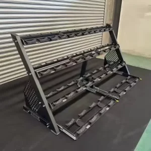 NS0003 Commercial 4-Tier Dumbbell Rack Stand Storage for 20 Pairs