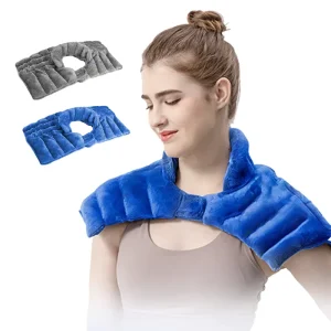Natural Clay Bead Microwave-Heated Neck and Shoulder Wrap