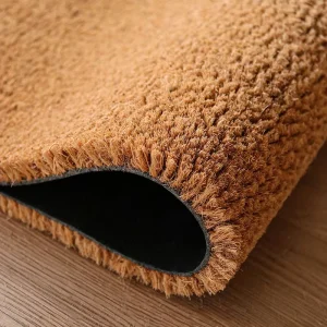 Natural Coir Reversible Anti-Fatigue Doormat with Non-Slip Rubber Backing