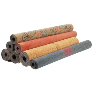 Natural Cork TPE Yoga Mat, Custom Logo