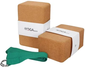Natural Cork Yoga Block 3x6x9 / 4x6x9 for Yoga Practice Home Gym Travel