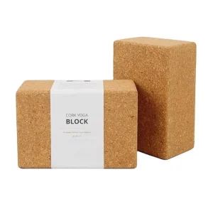 Natural Cork Yoga Block Environmental Friendly Sustainable Cork Yoga Block