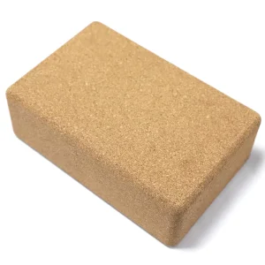 Natural Cork Yoga Block, Non-Slip, for Yoga, Pilates and Fitness