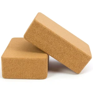 Natural Cork Yoga Blocks Recycled Eco Friendly High Density Semi Circular Yoga Block with Custom Logo Cork Material for Balance