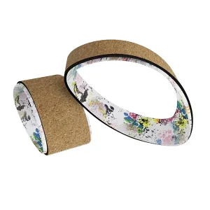 Natural Eco-Friendly Cork Yoga Block and Mat Set