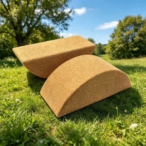 Natural High Density Breathable Non-Slip Cork Yoga Block for Pilates and Hot Yoga