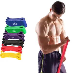 Natural Latex Bands Elastic Fitness Bands Home Training Workout Yoga Physical Therapy