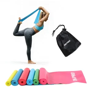 Natural Latex Flat Resistance Theraband Roll for Training