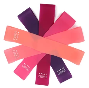Natural Latex Resistance Loop Bands with Gradient Design for Hip Exercise and Home Use