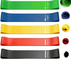 Natural Latex Resistance Mini Loop Bands for Strength Training and Yoga Leg Glute Fitness High Elastic Exercise Bands