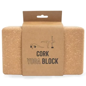 Natural Material Recycled High Quality 3*6*9 Inch Fitness Pilates Yoga Block Yoga Cork Brick