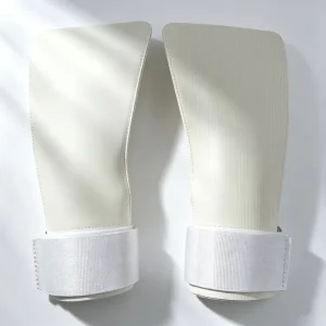 Natural Rubber Hand Protectors Strap for Powerlifting & Deadlift Ergonomic Palm Guards with Hook-and-Loop Strap Custom