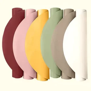 Natural Rubber Nude Color Oval Pill Shape PU Yoga Mat
