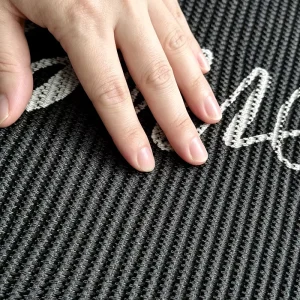 Natural Rubber Rectangle Floor Mat Anti-Fatigue Non-Slip Dirt-Resistant Water-Absorbent Mold-Printed Mat for Home Hotel